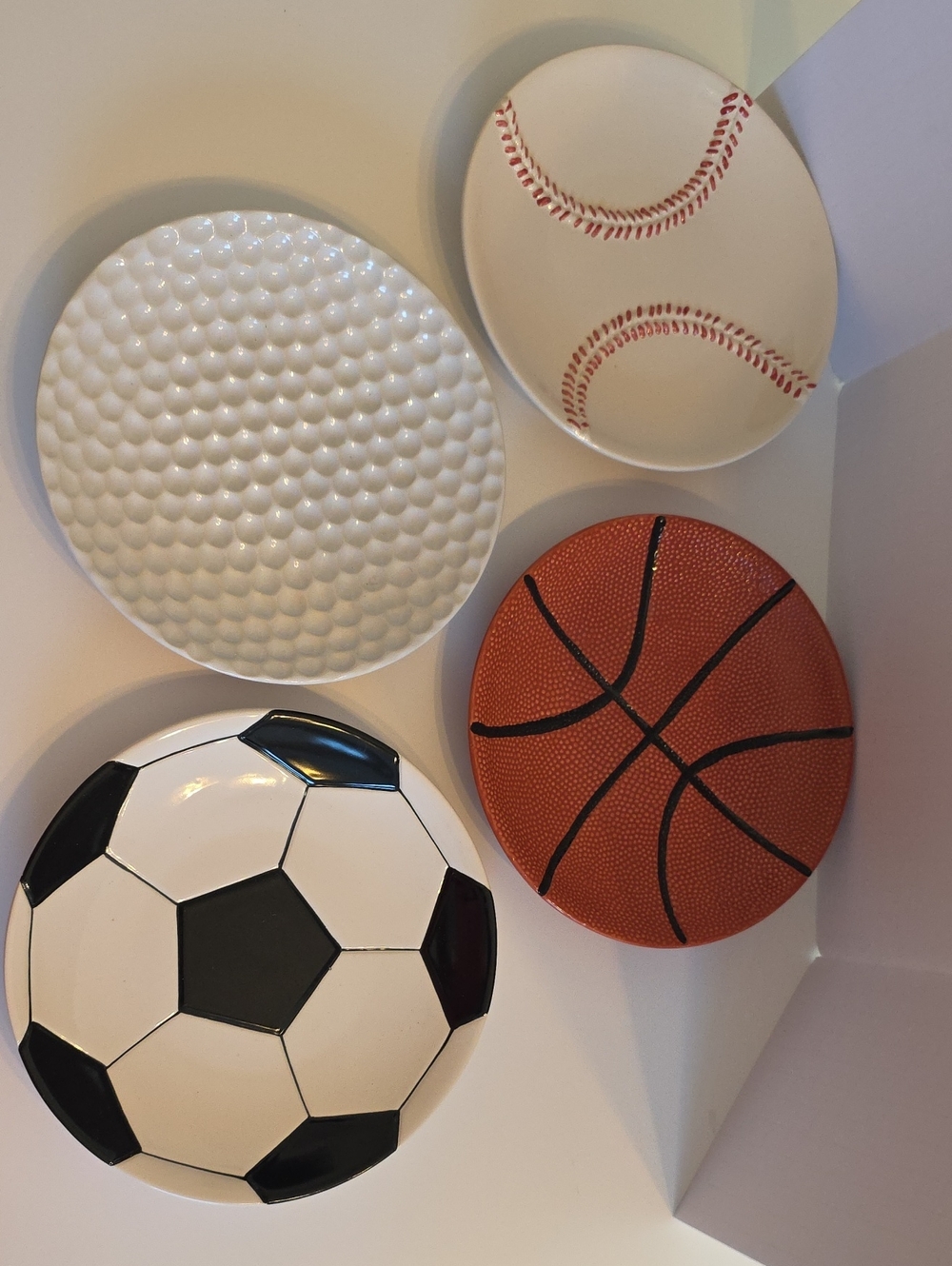 Pottery Barn Game Plan 8” Sport Soccer Baseball Basketball Golf Plates